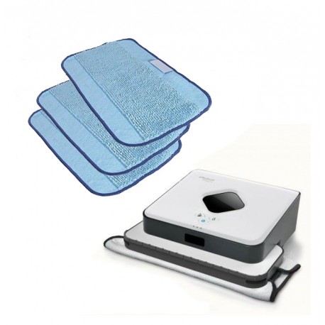 Zestaw iRobot Braava 390t + Ściereczki z mikrofibry 3 szt. Zestaw iRobot Braava 390t + Ściereczki z mikrofibry 3 szt.