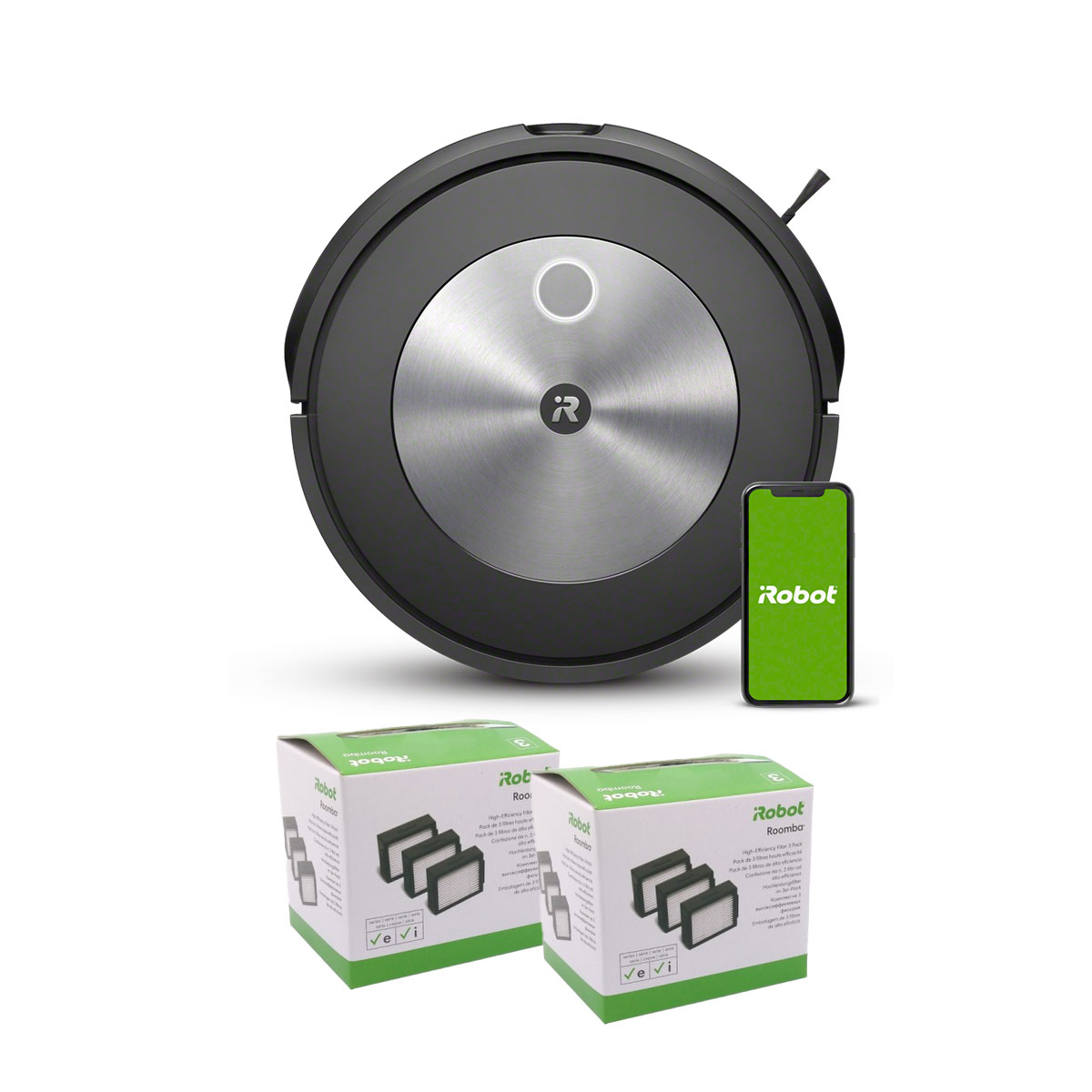 Zestaw iRobot Roomba j7 z zapasem filtrów