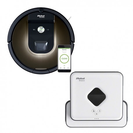 Zestaw iRobot Roomba 980 + Braava 390 Turbo Zestaw iRobot Roomba 980 + Braava 390 Turbo