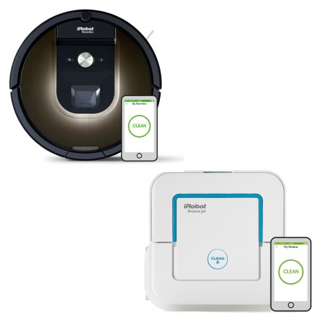 Zestaw iRobot Roomba 980 + Braava 390 Turbo Zestaw iRobot Roomba 980 + Braava 390 Turbo