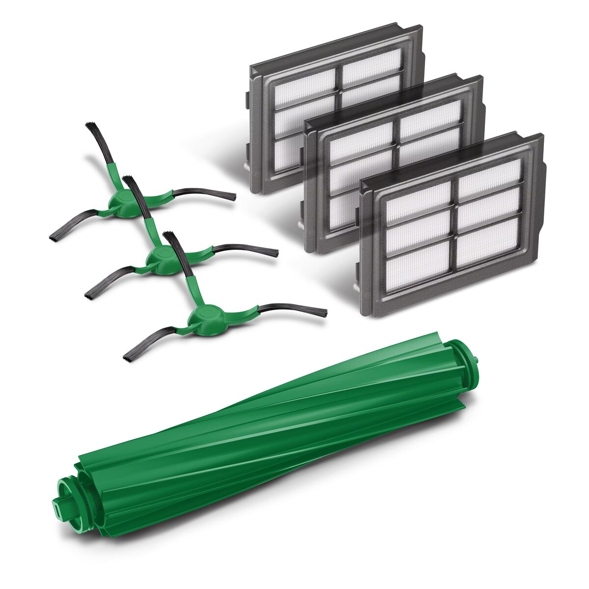 Zestaw wymienny do Roomba Plus 405 / Roomba Plus 505 – 3 filtry + 3 szczotki boczne + szczotka główna