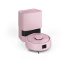Stacja bazowa iRobot Roomba Mini AutoEmpty z robotem w trybie czuwania, wymiary 21,2x17,8x28,5 cm