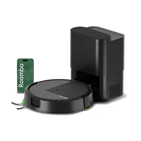 Robot iRobot Roomba 115 Combo przed stacją AutoEmpty