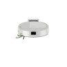 Kompaktowy robot odkurzająco-mopujący iRobot Roomba 115 Combo w kolorze białym, widok z przodu.