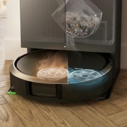 Robot odkurzająco-mopujący iRobot Roomba Plus 415 Combo + stacja AutoWash Czarny