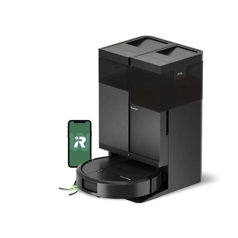 Robot odkurzająco-mopujący iRobot Roomba Plus 515 Combo Czarny + stacja AutoWash Czarny
