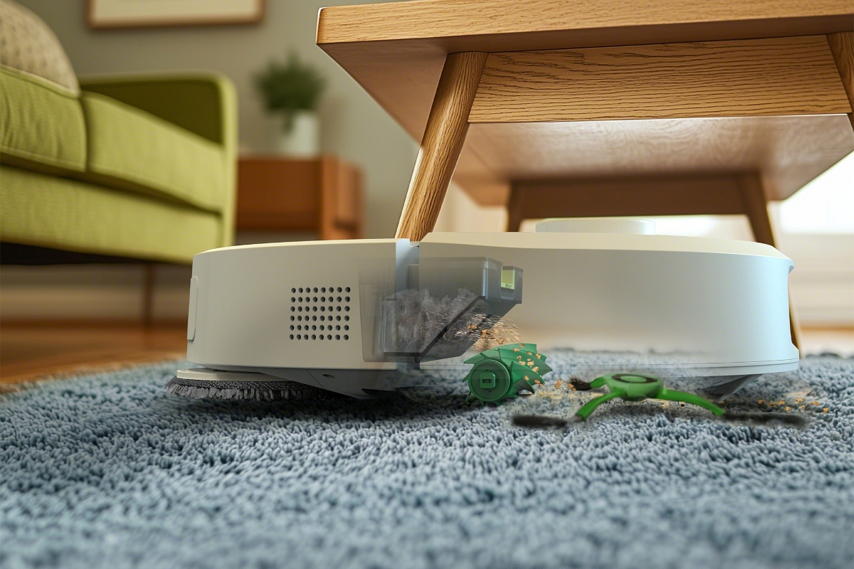 Roomba Plus 505 Combo zwiększa moc na dywanie