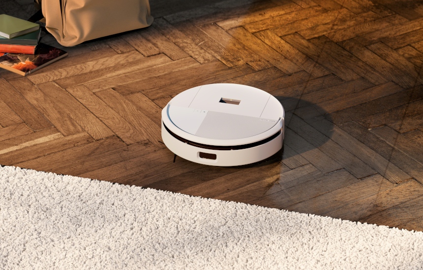Roomba 205 DustCompactor Combo omija dywany podczas mopowania z SmartScrub