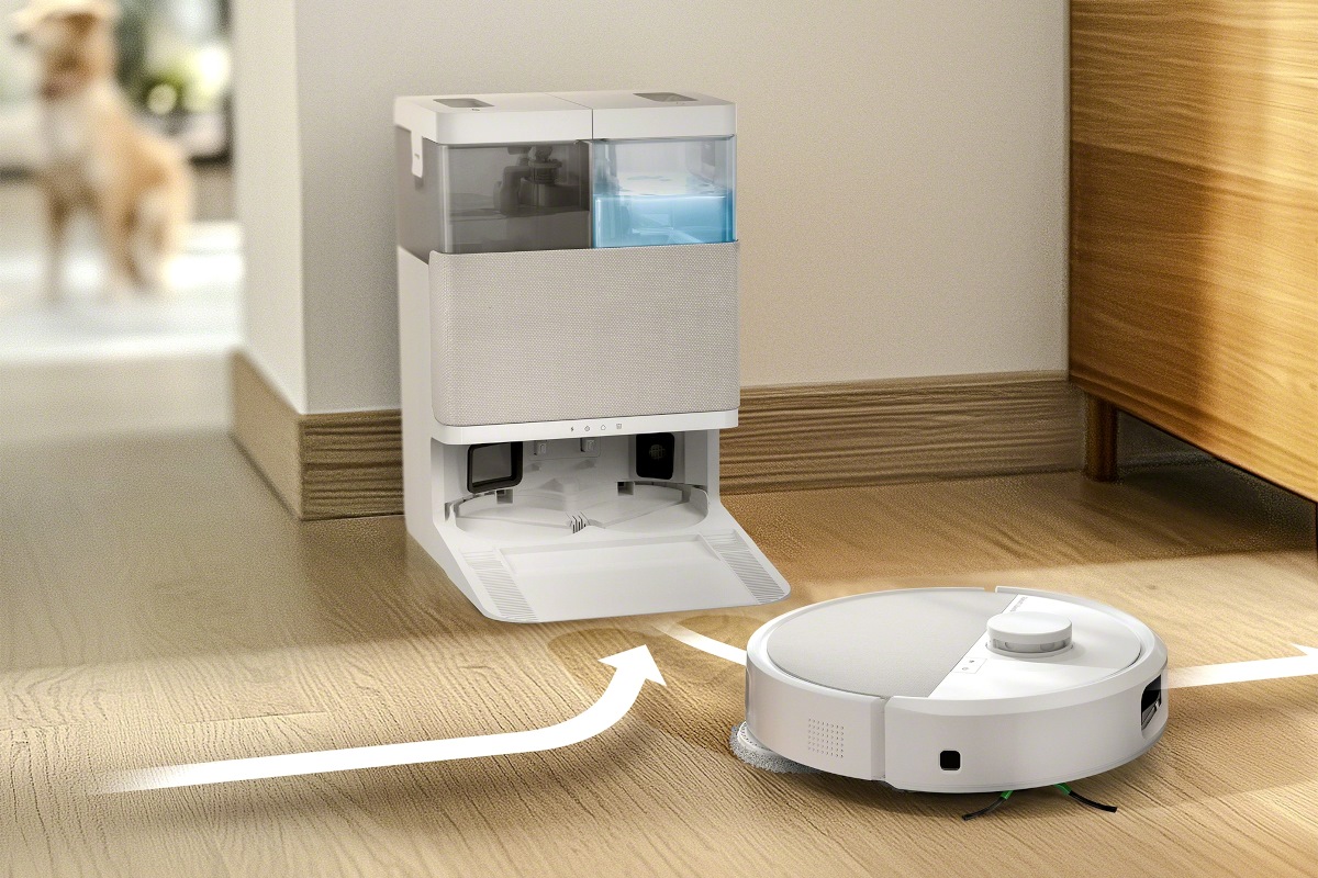 Roomba 505 wraca do stacji dokującej