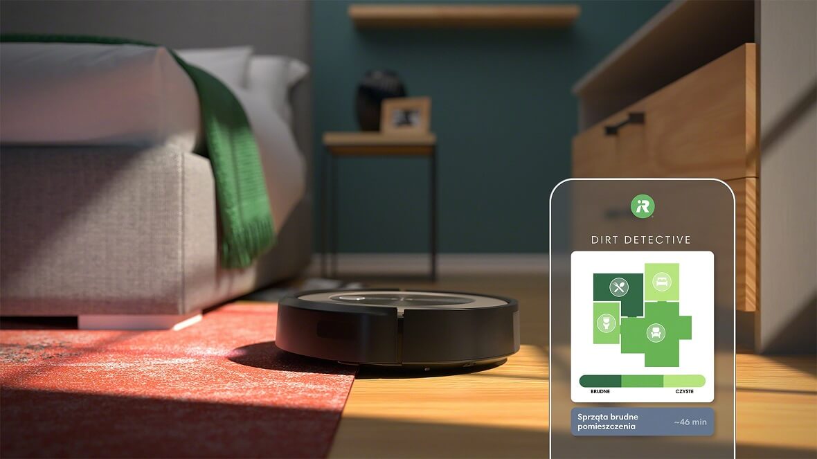 iRobot Roomba Combo j9+ został wyposażony w funkcję priorytetyzacji zadań – Dirt Detective