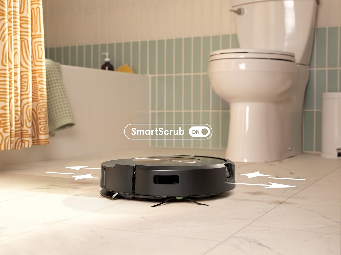 Robot automatyczny iRobot Roomba perfekcyjnie posprząta łazienkę