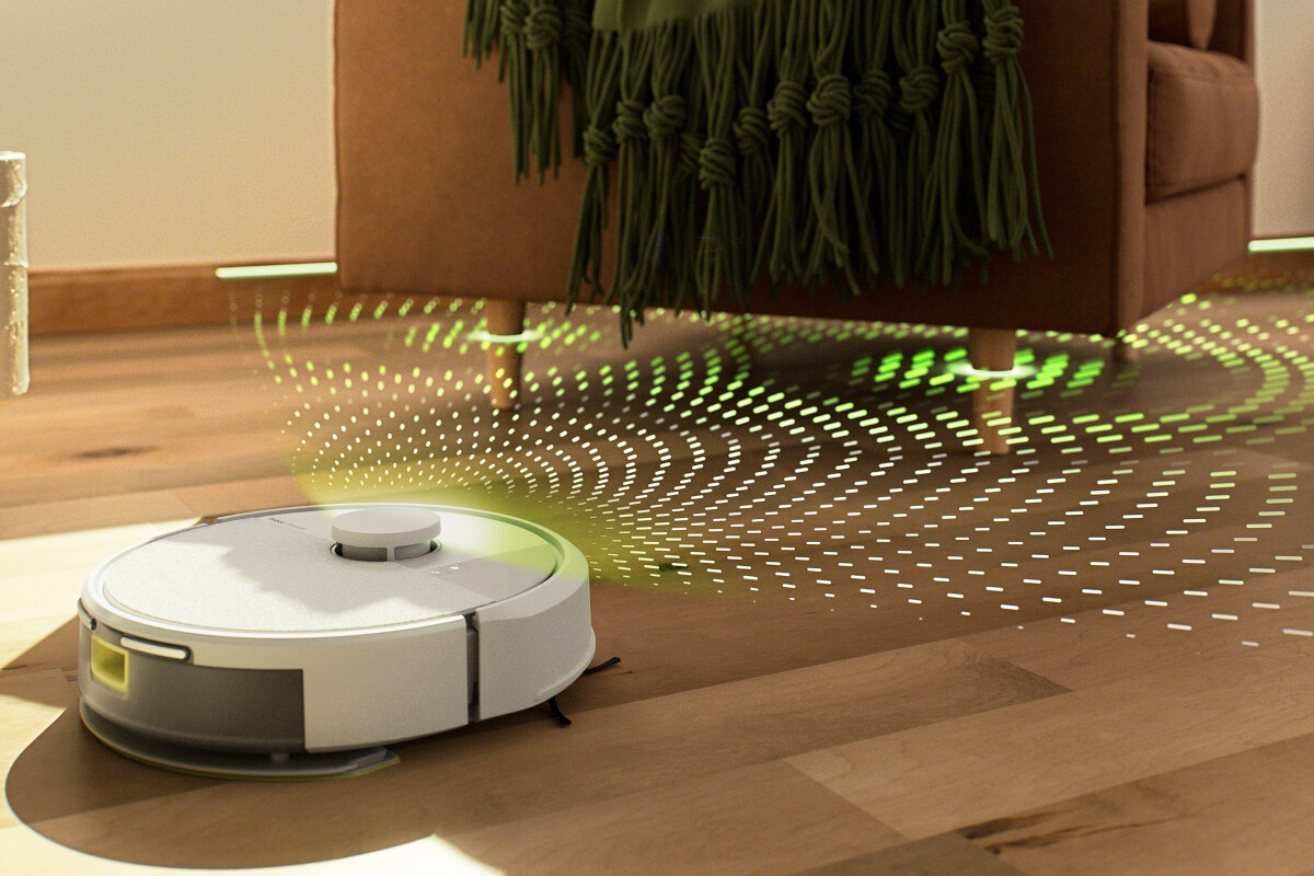 Roomba 105 skanuje przestrzeń przy pomocy Lidar