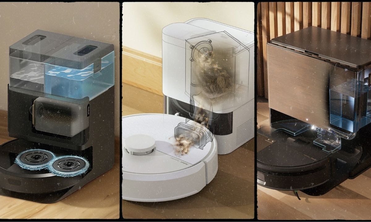 Porównanie 3 stacji dokujących iRobot