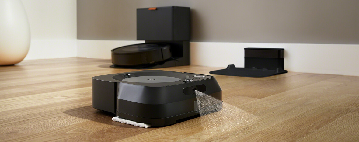 Roomba współpracująca z robotem Braava - technologia imprint link