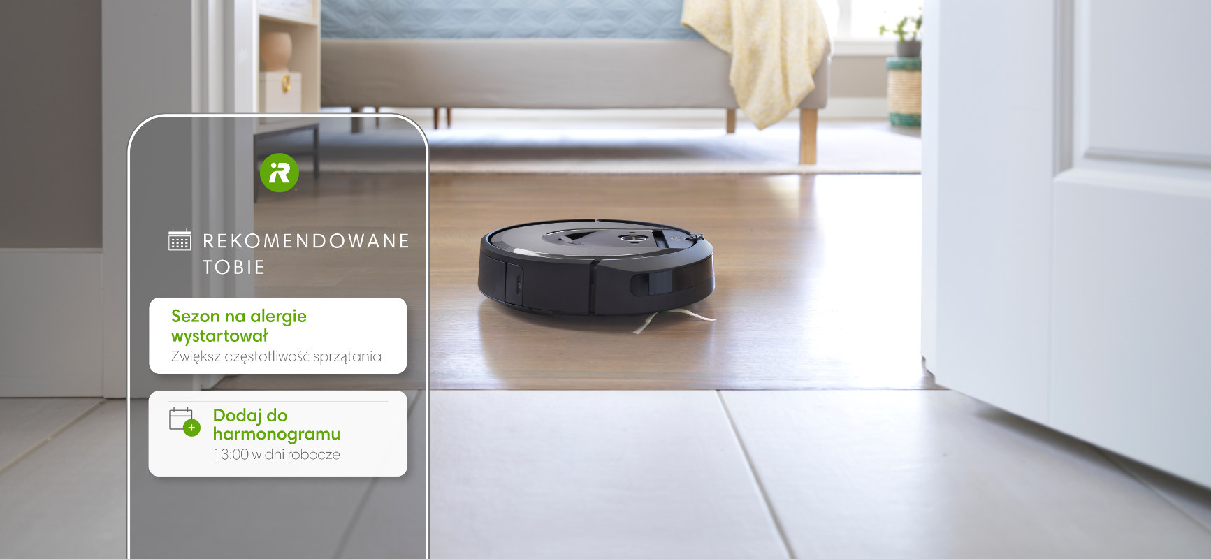 iRobot Roomba i7 personalizowane sugestie sprzątania