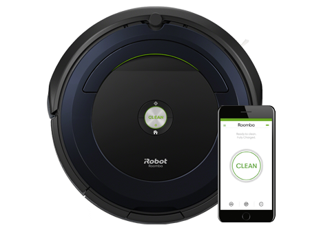 iRobot Roomba 695 współpracuje z aplikacją iRobot HOME