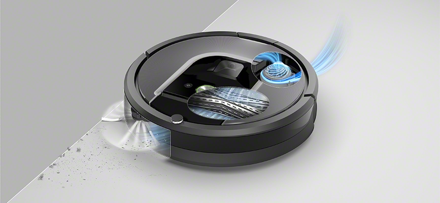 iRobot Roomba serii 900 duża moc ssąca i 3-stopniowy system sprzątania