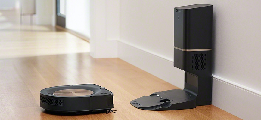 Robot sprzątający iRobot Roomba s9+ ze stacją Clean Base z funkcją automatycznego usuwania brudu
