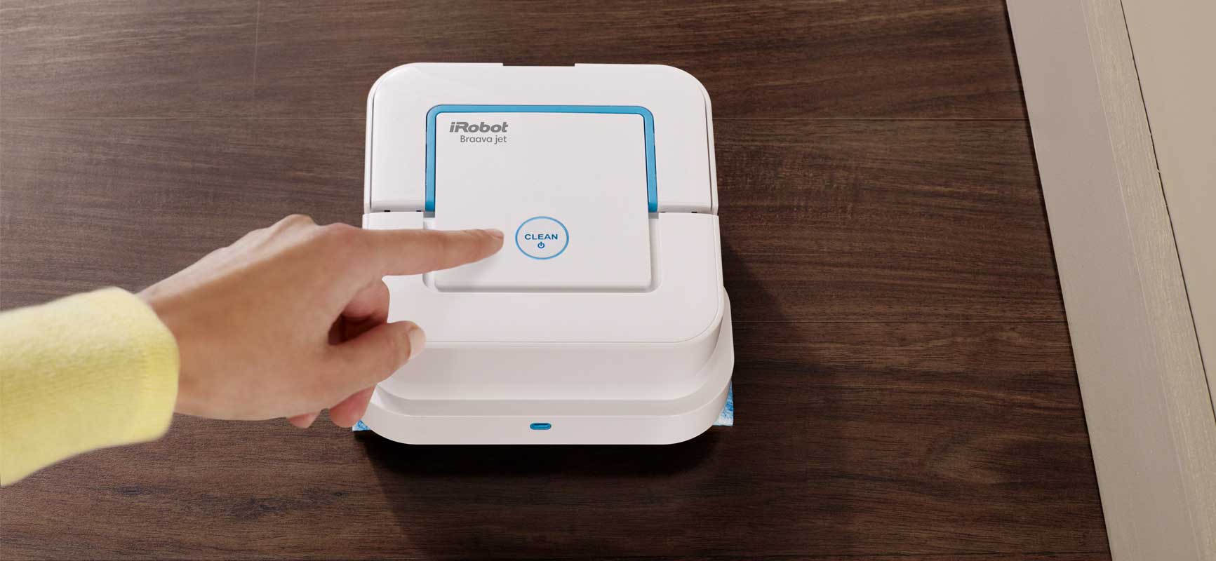 iRobot Braava jet 240 jest łatwa w codziennym użytkowaniu