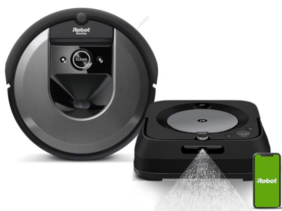 Podwójna siła odkurzania w duecie Roomba i7 i Braava jet m6