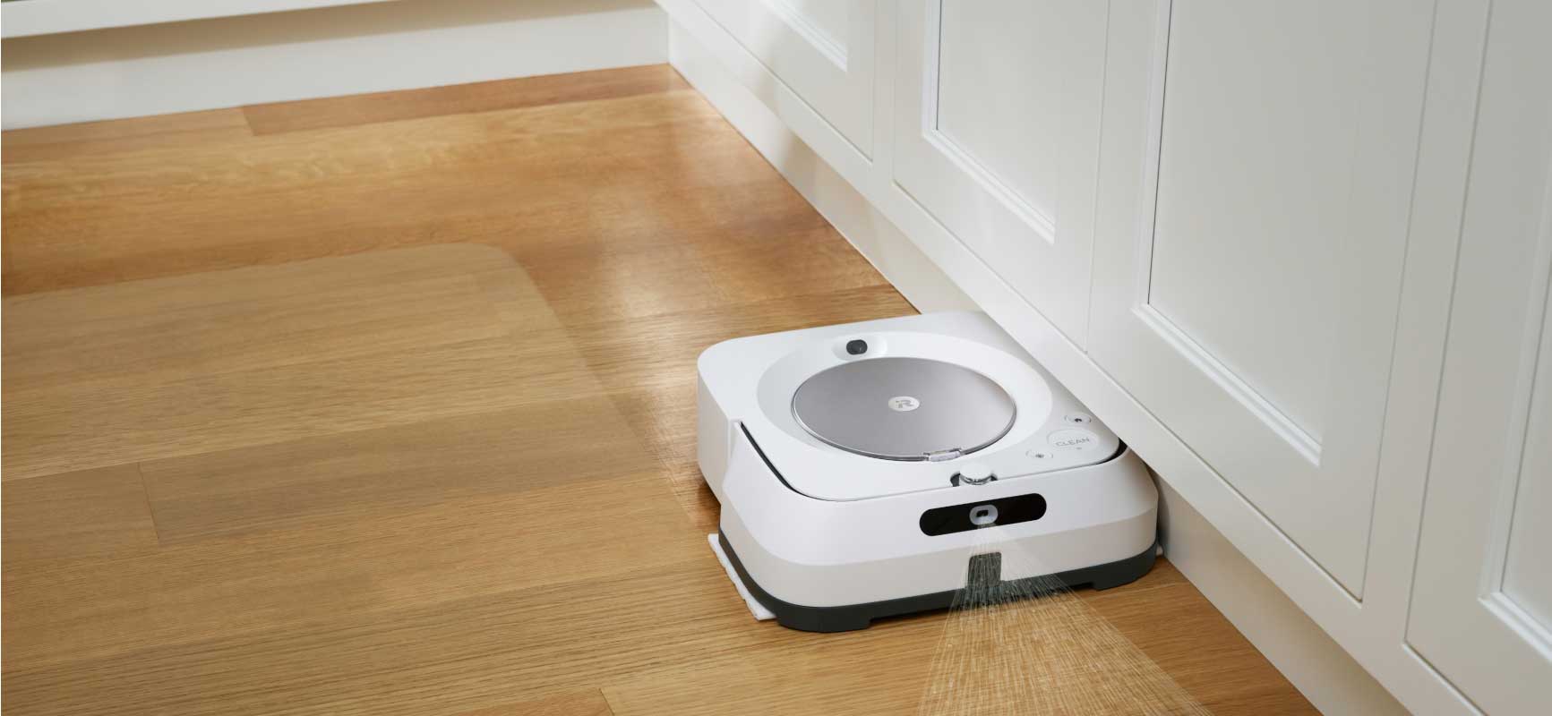 iRobot Braava Jet m6 - czyści również trudno dostępne miejsca