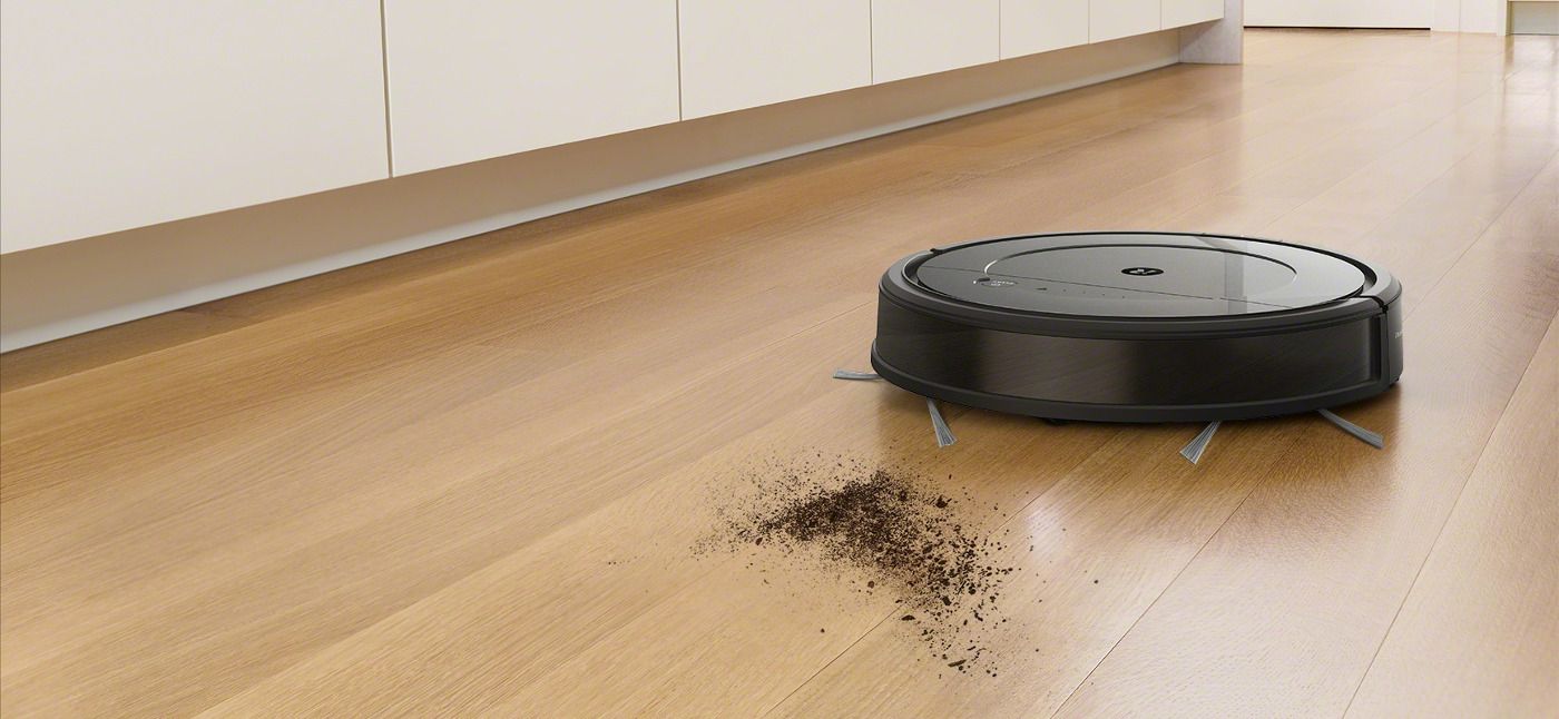 Roomba Combo skutecznie odkurza pomieszczenia w Twoim domu