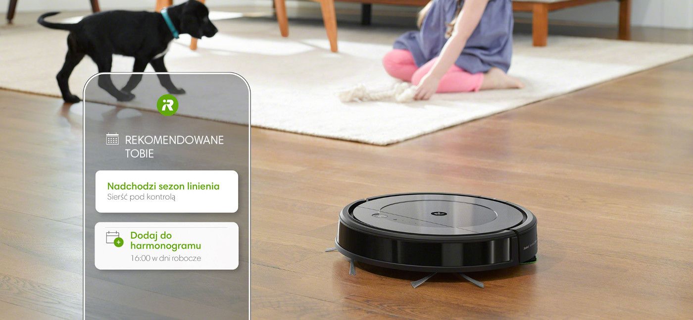 Roomba Combo - spersonalizowany harmonogram sprzątania