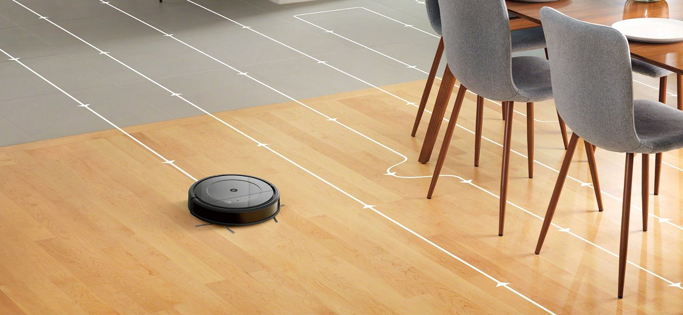 Roomba Combo porusza się liniowo
