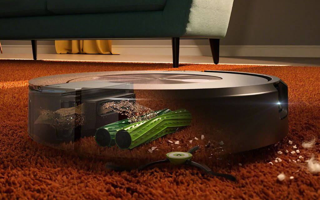 4-stopniowy system sprzątania Roomba Combo j9