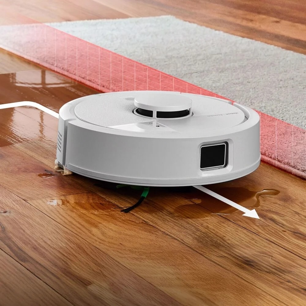 Robot Roomba Mini Combo w trybie mopowania omija dywany