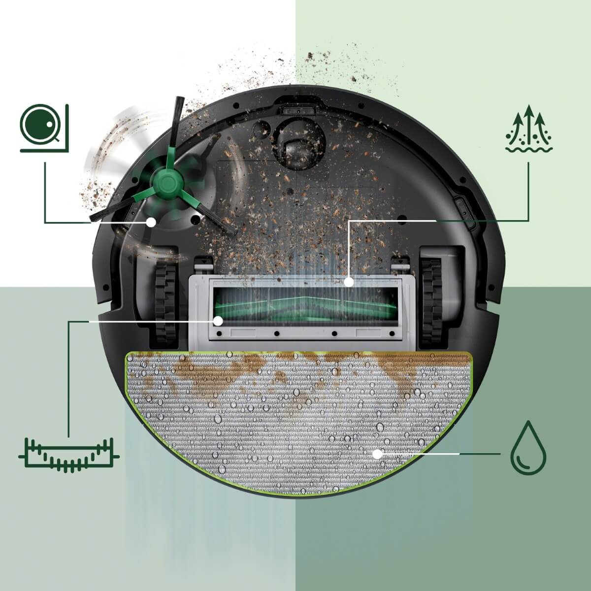 Robot o mocy 7.000 Pa