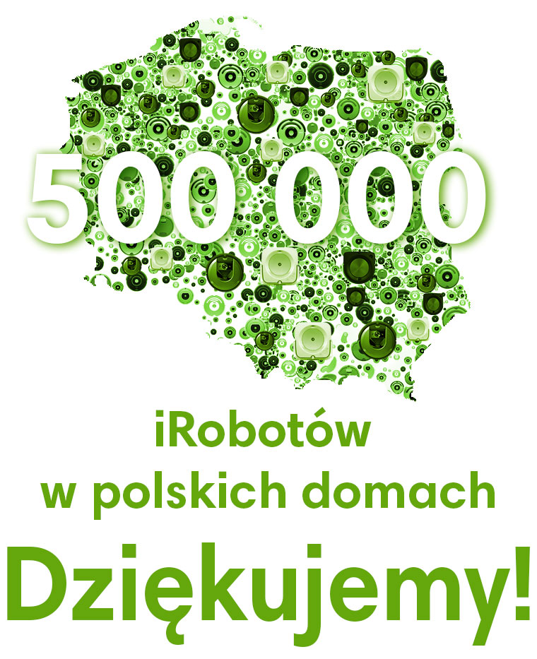 500000 iRobotów w polskicj domach